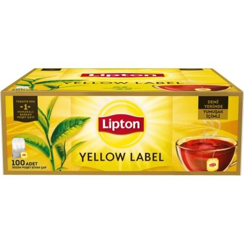 WONDERFUL Luxury Lipton Cup Tea Bag Yellow Label 100 Pcs FREE SHIPPING