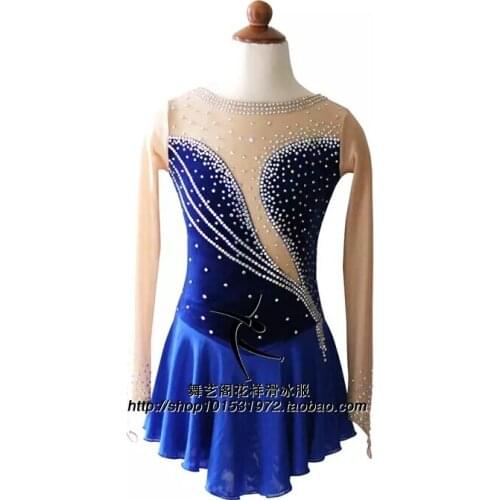 Custom Adult Figure Skating Dresses For Women Graceful New Brand Ice Skating Competition Dresses DR3942