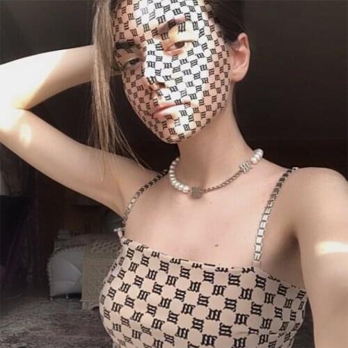 2020 New Design Mstyle Summer Fashion Chain Sling Zipper Backless Top Vest Corset Tops Punk Style High Streetwear Women Top Vest