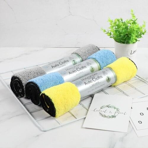 1 Pcs 30*40cm Microfiber Car Wash Towel Soft Cleaning Auto Car Care Detailing Cloths No trace thickening Wash Towel Duster
