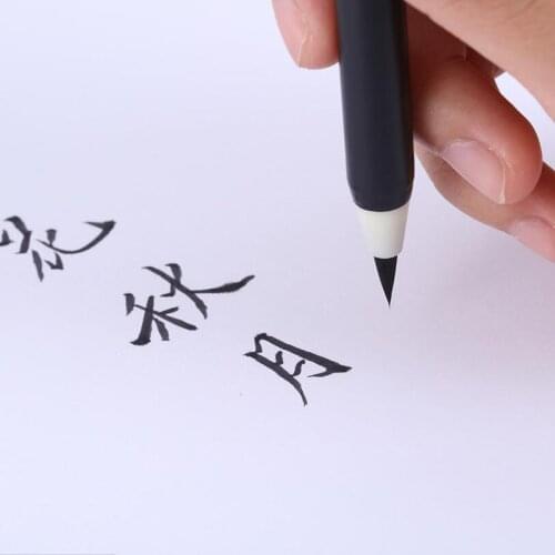 1pcSoft Brush Type Writing with Ink Can Directly Write Learning Hook Line Drawing Pen Children DIY Art Supplies Stationery Tools