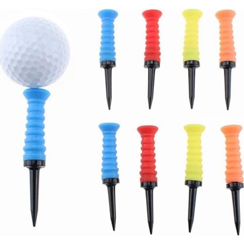 1Pc Golf Tees Golfers Plastic Sports Ball Holder Training Less Resistance Tool Spring Tee Holder Golf Accessories 골프티