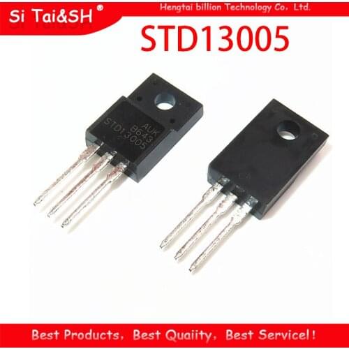 10pcs STD13005 TO220F 13005 TO-220 STD13005FB STD13005F TO-220F