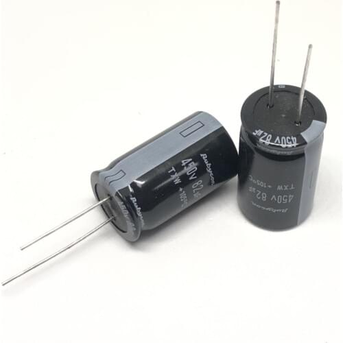 2PCS New and Original Rubycon 450V82UF 18X30MM 82UF 450V TXWSeries Long life low Impedance made in JAPAN