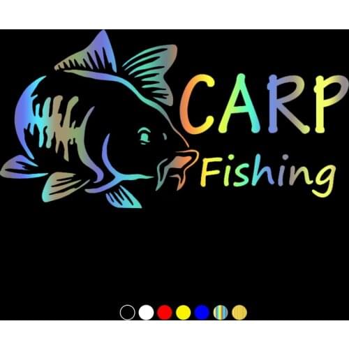 30041# Various Sizes CARP Fishing car sticker waterproof car decal vinyl stickers on car truck bumper rear window laptop