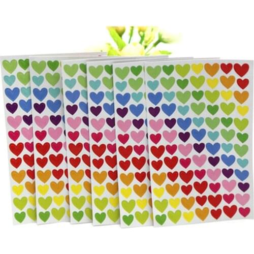 6Pcs/set Stationery Sticker Transparent Paper Stationery Planner Diary Stickers Kawaii Diary Decoration Scrapbooking sticker