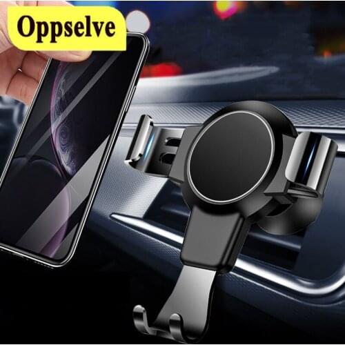Oppselve Gravity Car Phone Holder For iPhone 12 11 Huawei Samsung Xiaomi Universal Mount Holder in Car Cell Mobile Phone Stand