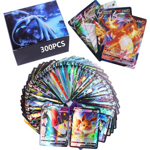 30VMAX French Version Pokemon Card GX V Tag Team Ex Mega For Collection
