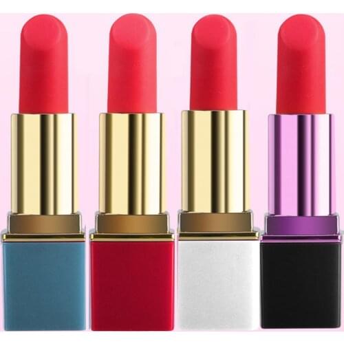 Lipstick Shape USB Charging 10 Speed Vibrator G-spot Stimulator Sex Toy Lipstick Shaped G Spot Stimulator sex toys for women