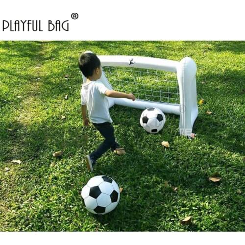 PB Playful bag PVC inflatable football goal Outdoor Family football game equipment Creative Outdoor sports toys TK06S