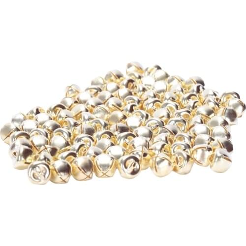 Jingle Bells 12mm Gold - 100 Pack