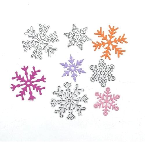 Julyarts Snowflake New Cutting Dies For 2021 Scrapbooking Material Metal Mold Scrapbook Embossing Paper Craft Knife Mould