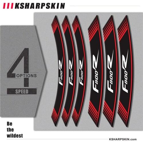 Creative transformation motorcycle sticker accessories tire wheel reflective decorative decal for BMW F800R