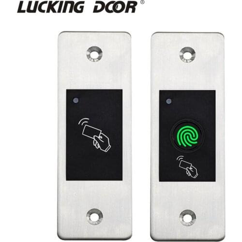 LP66 Waterproof Metal Embedded Access Control Machine RFID 125KHZ Induction Fingerprint Access Control All-in Machine
