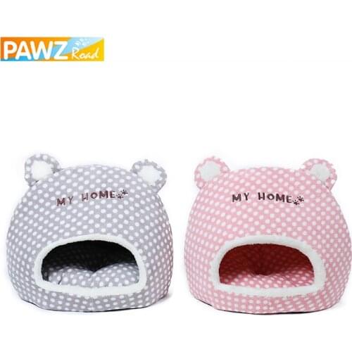 Lovely Dog Bed House Pet Cat Bed Bear Shape Pet House For Cats Small Medium Dogs Soft Warm Pet Beds Puppy Kennel Nest Chihuahua