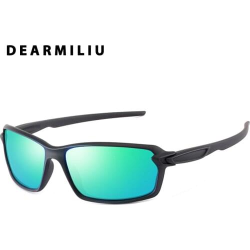 DEARMILIU BRAND DESIGN New Polarized Sunglasses Men Outdoor Square Sun Glasses For Men Vintage Goggles Sport Eyewear UV400 Gafas