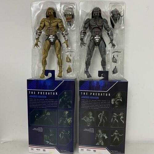 NECA Armored Assassin Predator Figure Ultimate Unmasked PVC Action Figure Collectible Model Toy