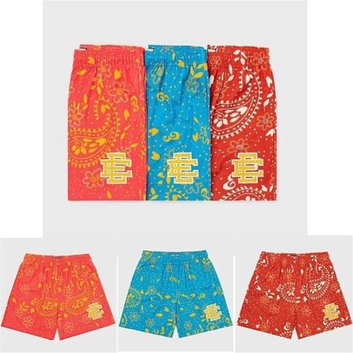 NEW Eric Emanuel EE summer Men Shorts Gym Men Sports Athletic Running Sport Fitness Beach Basketball Jogging Man Loose Shorts