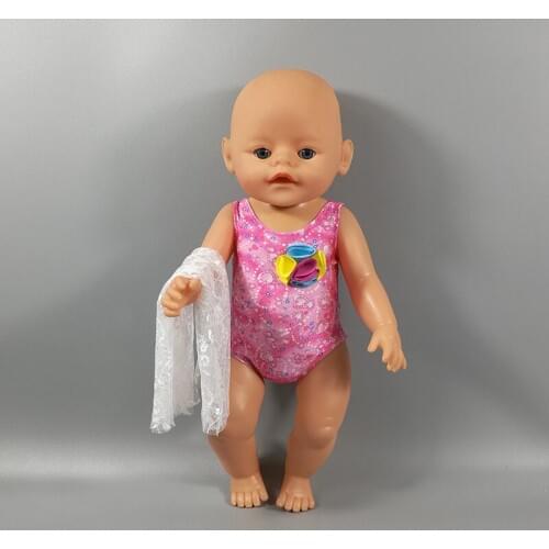 New Short Summer Set Doll Clothes Wear fit for 43cm Baby Doll (only sell clothes) 056