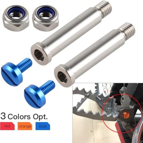 Footrests Foot Pegs Rest Pedal Pin For Yamaha YZ 65 85 125 250 YZ125X YZ250X YZ250F YZ250FX YZ450F YZ450FX WR250F WR450F WR250RX