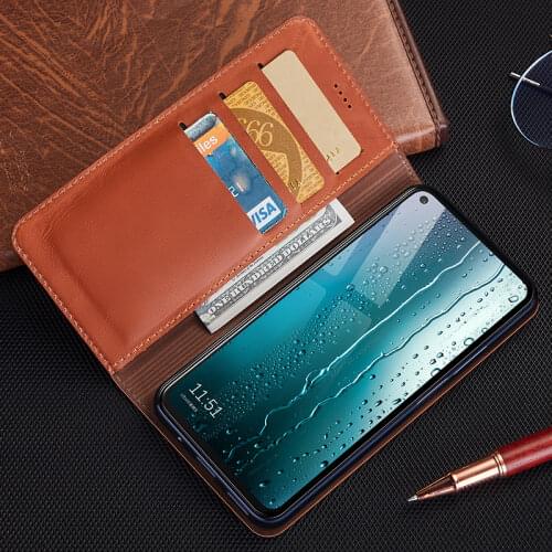 Luxury Genuine Leather Case For Samsung Galaxy S6 S7 edge S8 S9 S10 S20 S21 FE Plus Ultra Magnetic Flip Cover Wallet
