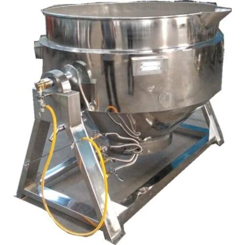With Stirring function 50L Capacity jacketed kettle Sandwich cooking pot wog machine