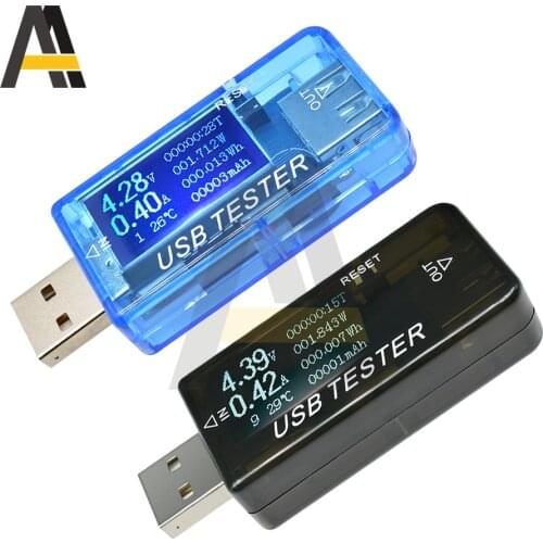 USB Current Voltage Capacity Tester DC 4-30V 5A 50W LED Volt Current Voltage Detect Charger Capacity Battery Tester Meter