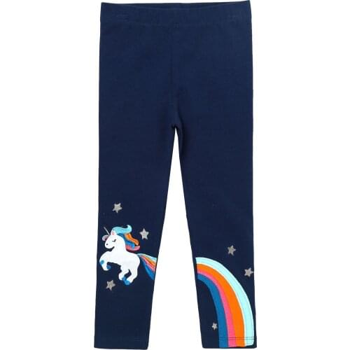 Spring Summer Leggings For Girls Children Cotton Cartoon Trousers Kids Sports Yoga Dance Workout Gymnastics Leggings Girls Pants