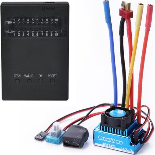 Waterproof Brushless ESC Electric Speed Controller Dust-proof For 1/8 1/10 1/12 RC Car Crawler RC Boat Part