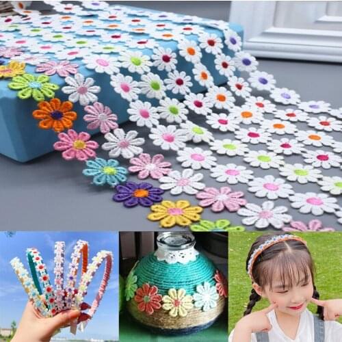 Embroidered Flower Lace Trim Wedding DIY Lace Lace Ribbon Love Handmade Sewing Accessories Supplies Crafts