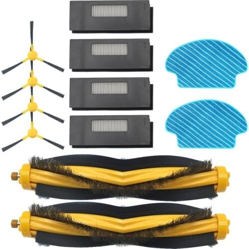 Replacement Main Brush HEPA Filter for Ecovacs Deebot DT85 DT83 DM81 DT85G Vacuum Cleaner Robot Mop Cloth