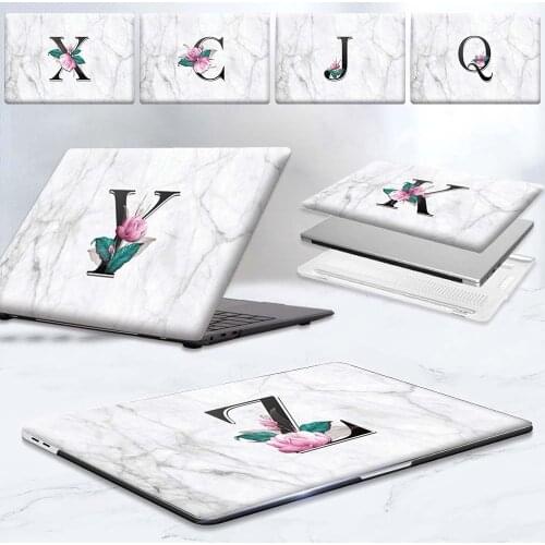 For Huawei MateBook 13 /14 /D14 /D15 /X 2020 /X Pro 13.9 /pro 16.1 /Honor MagicBook 14/15 White Marble Pattern Hard Laptop Case