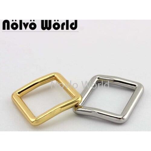 10-50 pieces 4 colors 15mm 5/8" bags strap thin wire buckles welded curved buckle handbag accessories purse hardware