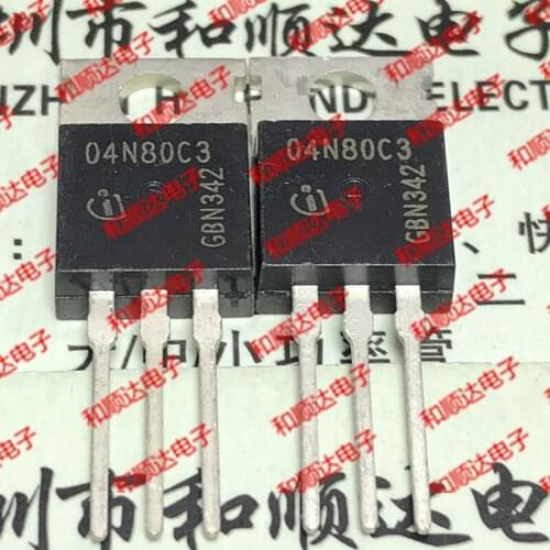 10pcs/lot 04N80C3 SPP04N80C3 New stock TO-220 800V 4A