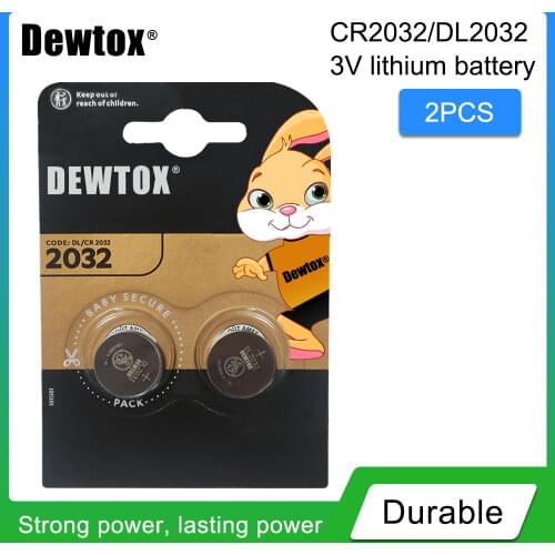 2pcs brand new battery for DURACELL DLCR2032 CR2032 ECR2032 GPCR2032 3v button cell coin batteries for watch computer