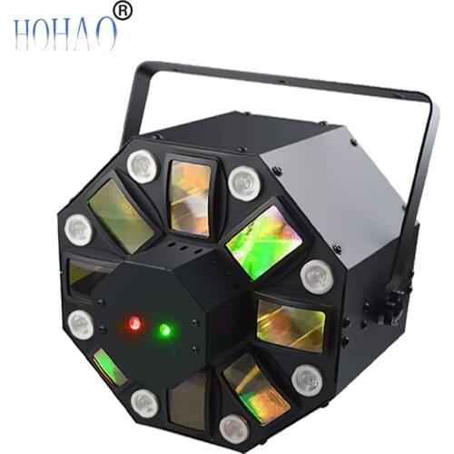2021 HOHAO NEW Style Laser Light LED Pattern Effect Flash Party Dj Night Culb KTV Lamps Control With DMX512 Perfect Effect