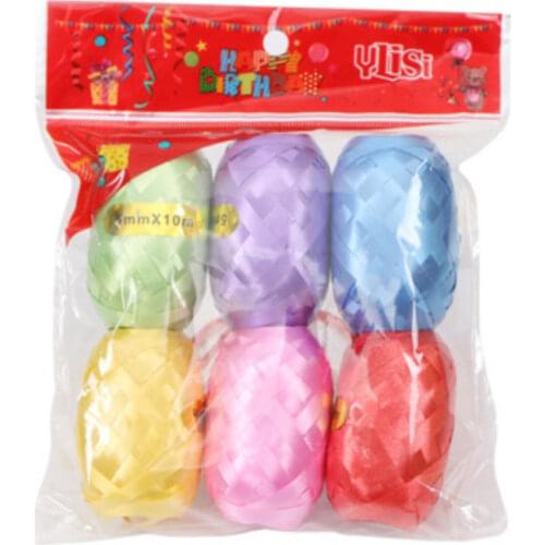 6pcs Balloon Ribbon Birthday Party Decorations Kids Baloons Ribbons Birthday Ballons Accessory Party Decoration