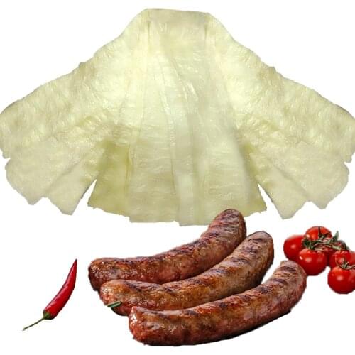 8 PCs/Lot Dry Sausage Caliber 60mm Casing Long 350mm Large Hot Dog Cooking Tools Big Sausage Making Materials Inedible Casings