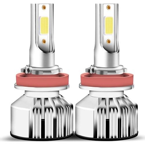 2pcs Car Headlight H1 48W H7 H4 H8 H9 H11 9005 9006 48W 4800LM 6500K Car Styling Auto Headlamp Fog Light Bulbs 12V LED Bulb