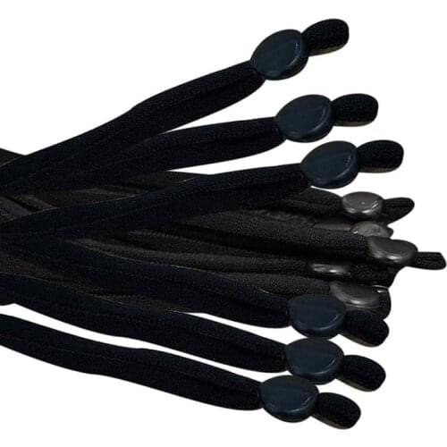 Colorful High-Elastic Band Elastic Rope Rubber Band Elastic Line DIY Sewing Accessories Elastic Ear Strap 300Pcs Black