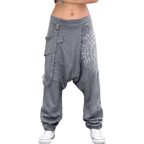 EAEOVNI Women's Trousers Harem Pants