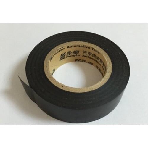 RoSH 55MTS automotive vehicle Electrical Insulation tape black PVC Maintenance strip 19mm wide 0.1mm thick 600v temperature 105