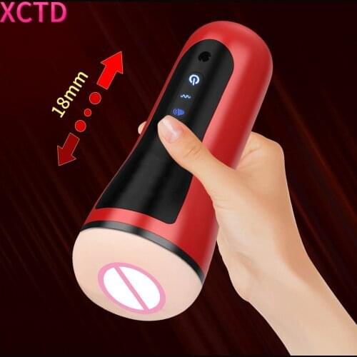 18cm Artificial Vagina Real Pussy Sex Toys for Men Deep Oral Sex Adult Masturbator Silent Design Vagina for Man Goods for Adults