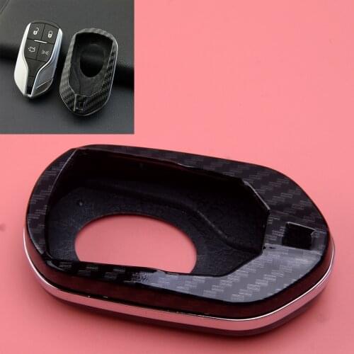 Car Carbon Fiber Style Key Fob Cover Case Shell Fit for Maserati Ghibli Levante Quattroporte 2017 2018 2019 2020