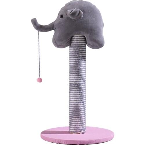 Cats Scratcher Scratching Post Sisal Scratch Tower Pulls Ball Jump Play Toy Pet Kitten Climbing Frame for Cats