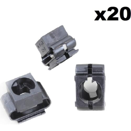 FOR AUDI 100 80 A4 - A6 A8 TT WHEEL ARCH COVER FASTENER CLIPS x 20