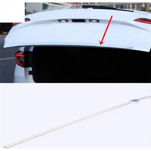 Stainless Steel Rear Trunk Tailgate Cover Trim Lid Chrome Molding For Skoda Karoq 2017 2018