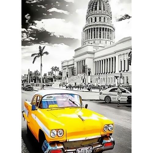 DIY HandPainted Oil Painting Paint By Numbers For Adults Children Landscape Car Picture Paint Home Decoration Unique Gift