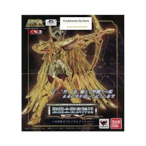 BANDAI MODEL Kit model toy saint seiya sagittarius Aioros Aiolos myth cloth ex2.0 gold anime action figures toy