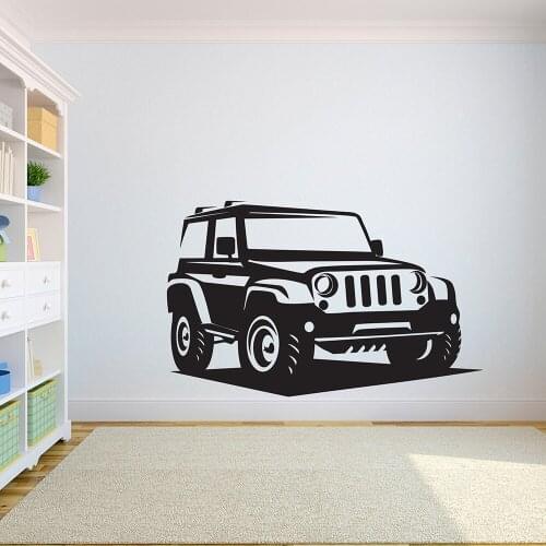 Off Road Wall Decal Road Quadricycle Race Extreme Sport Racing Car Rider Bedroom Man Cave Garage Home Decor Vinyl Stickers Q834